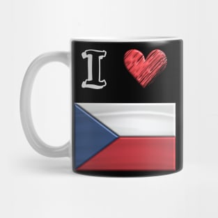 I love Flag from Tschechien Mug